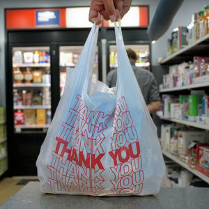 Sacs <span class=keywords><strong>en</strong></span> plastique pour courses, type T-shirt, pour usage domestique et <span class=keywords><strong>en</strong></span> magasin de détail - Product Image 3