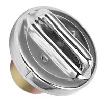 Tapa de tanque de combustible para motocicleta de 30mm, repuesto de acero inoxidable para Honda Helix CN250 Elite CH250