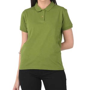 <span class=keywords><strong>Polo</strong></span> personnalisé de haute qualité pour femme, style formel printemps-é<span class=keywords><strong>t</strong></span>é, modèle uni vierge pour impression - Product Image 1