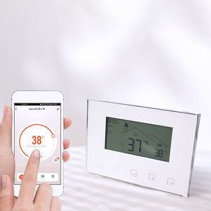 Termostato Inteligente <span class=keywords><strong>BECA</strong></span> BHT-8000TN ABS LCD-VA 220V/24V con Batería, Zigbee, Contacto Seco para Uso en Hoteles, Caldera de Pared - Product Image 2