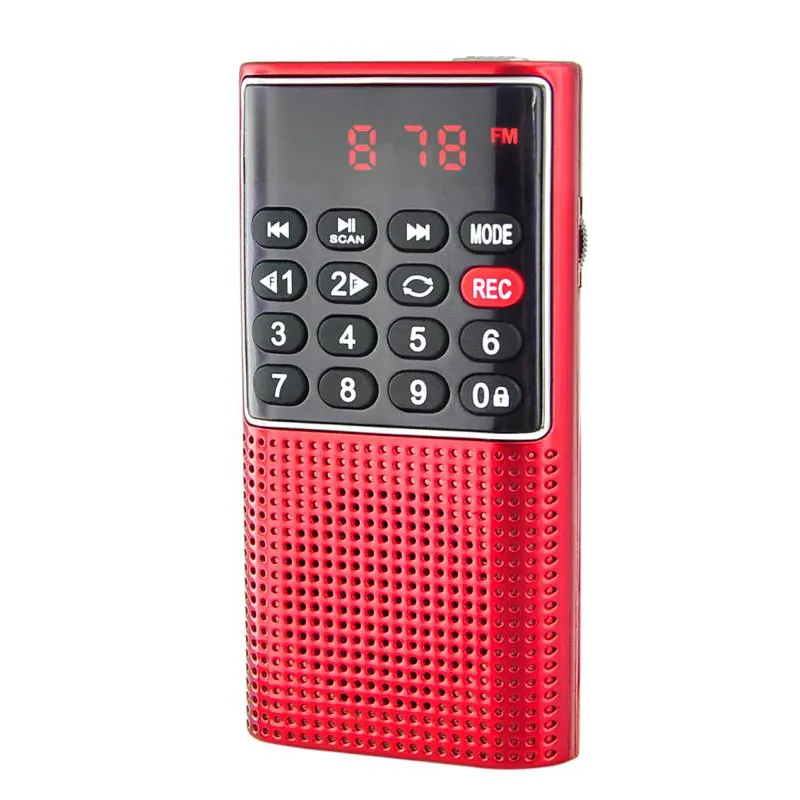 Pabrik Proolin OEM speaker Radio FM portabel Mini dengan L-328 perekam dan pemutar MP3