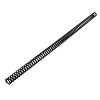 Ressort de compression de haute précision, ressort hélicoïdal, fabrication sur mesure, extrémités en acier usinées pour équipement industriel