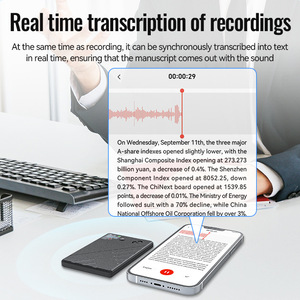 Grabadora AI A5 Transfronteriza Nueva con Traducción en Tiempo Real por ChatGPT y Resumen Inteligente, Control por <span class=keywords><strong>APP</strong></span>, Material ABS - Product Image 2