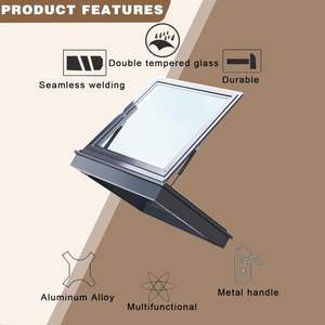 Fenêtre de toit à persiennes verticales automatiques Fuxing, en verre trempé, pour grenier et véranda - Product Image 6