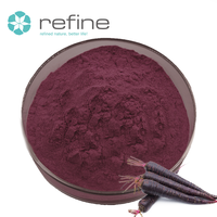 Poudre de carotte noire naturelle de qualité supérieure, 10% d'anthocyanes, extrait de carotte noire en poudre, colorant naturel