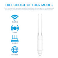 Punto de Acceso Inalámbrico para Exteriores HW1800Y 1800M de Doble Banda WIFI6 con Wave2 MU-MIMO y Soporte para Redes 4G/5G de Alta Velocidad