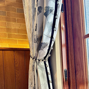 <span class=keywords><strong>Tende</strong></span> da finestra Jacquard <span class=keywords><strong>grigio</strong></span> <span class=keywords><strong>argento</strong></span> ad alta precisione: tessuto di lusso, Design sofisticato - Product Image 1
