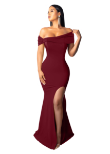 Vestido de noche Sexy con cuello de corazón para mujer, vestido de cena de alta calidad - Product Image 5
