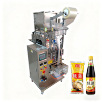 Machine de remplissage et d'emballage automatique verticale pour sachets de gel liquide, scellage 3/4 côtés, entièrement automatique, qualité alimentaire, pour jus de fruits et barres de gelée
