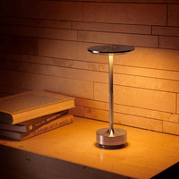 Lampe de bureau moderne portable rechargeable par USB avec commande tactile, mini lampe de table LED, veilleuse, lampe de chevet pour chambre à coucher