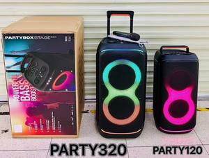 PARTY BOX320 Lampada RGB a Fiamma con Asta Estraibile, Altoparlante 5.3 Impermeabile ad Alta Potenza per Karaoke e Feste - Product Image 1