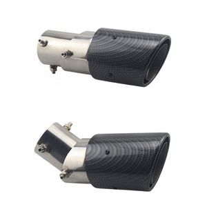 Tubo de Escape Automotriz de Fibra de Carbono y Acero Inoxidable, Silenciador con Punta Ajustable - Product Image 6