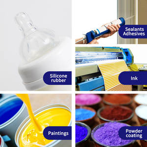 هيفل الغذاء الصناعي آمن شائع ثاني أكسيد السيليكون الغرواني نانو سيليكا مسعور مسحوق طلاء مطاطي SiO2 - Product Image 5