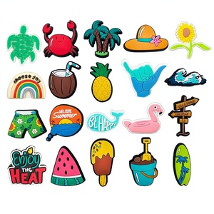Accesorios <span class=keywords><strong>de</strong></span> Calzado al por Mayor F150: Hebilla <span class=keywords><strong>de</strong></span> <span class=keywords><strong>Goma</strong></span> Suave <span class=keywords><strong>con</strong></span> Diseño <span class=keywords><strong>de</strong></span> Ola <span class=keywords><strong>de</strong></span> Playa y Dibujos Animados, Estilo Veraniego Moderno y a la Moda - Product Image 2