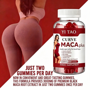 Marca Privada/OEM ODM Gomitas de Maca Plus 3000mg 60 Unidades Suplemento Dietético para Adultos Fórmula Herbal Natural MOQ Bajo 50 Piezas - Product Image 3