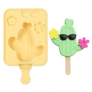 Moule à glace en silicone de qualité alimentaire, multi-formes, pour sucettes glacées maison, avec bâtonnets, outils écologiques - Product Image 1
