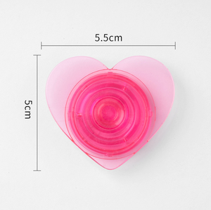 Support de téléphone étanche en PC transparent en forme de cœur avec logo personnalisé, rotation à 360 degrés pour iPhone et Android - Product Image 4