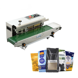 Small Mini Portable Continuous Semi Automatic Grain Coffee <b>Beans</b> Powder Filling <b>Heat</b> <b>Bag</b> Sealing Machine Seal Machine Sealing - Product Image 2