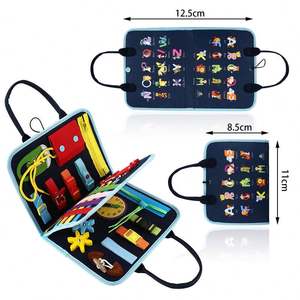 Tablero Sensorial de Fieltro Creativo para el Desarrollo de Habilidades Motoras Finas, Divertido Tablero de Actividades Montessori, Regalos y Juguetes para Niños y Niñas - Product Image 2