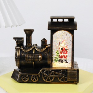 Décorations de Noël : boules de cristal, <span class=keywords><strong>train</strong></span> de Noël, lanternes flocons de neige, décorations de table de Noël, cadeaux de Noël créatifs - Product Image 2