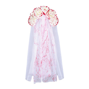 Nuevo Velo de Novia Fantasma con Salpicaduras de Sangre, Pinza para el Cabello, Máscara, Accesorio de Disfraz para Fiesta de Halloween, Venta al por Mayor - Product Image 6