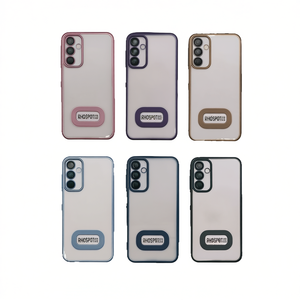 Funda para teléfono móvil Samsung Galaxy S21 Ultra, transparente con marco de color, cubierta protectora - Product Image 2