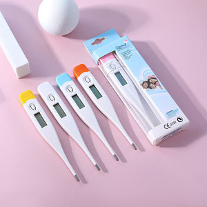 Thermomètre électronique à pointe dure pour adultes et bébés, thermomètre numérique Fahrenheit/Celsius pour la mesure axillaire - Product Image 3