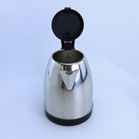 Bouilloire électrique sans fil 110V 1,8L en acier inoxydable 201 avec protection contre la surchauffe pour l'ébullition de l'eau commerciale, vente chaude
