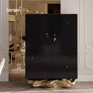 Fabriek Maat Luxe <span class=keywords><strong>PUUR</strong></span> Koperen Decoratieve Kast Woonkamer Opbergkast Villa Hoge Kast Modulair Set Geschikt voor Hotel Hall en - Product Image 5