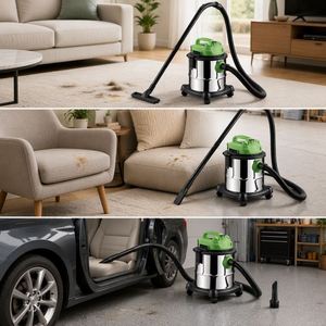 Aspirateur électrique 3-en-1 K-D/W pour sols humides et secs avec filtre à eau, idéal pour voitures, maisons, extérieurs, hôtels, garages, conception portable - Product Image 3