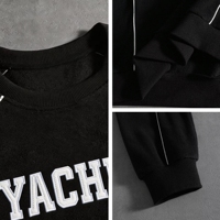 Sweat-shirt personnalisé en coton à col rond pour hommes, sweats à capuche et sweats oversize, streetwear pour hommes