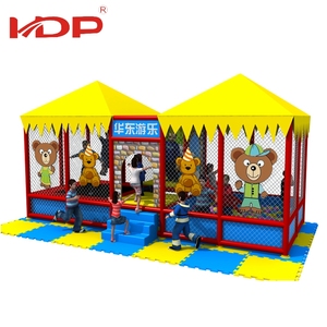 Hot Selling Kinderen Ninja Warrior Apparatuur Oceaan Thema Glijbaan En Ballenbad Indoor Speeltuin - Product Image 5