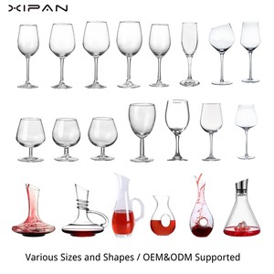 Calice <span class=keywords><strong>e</strong></span> Decanter di vetro di cristallo di lusso personalizzati eleganti bicchieri da vino per servire Champagne - Product Image 5