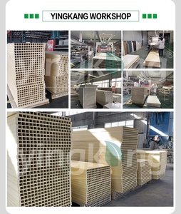 Yingkang 100% không thấm nước Trung Đông phổ biến thiết kế phòng tắm WBC uPVC tuôn ra Composite 45mm mạnh mẽ PVC WPC rỗng cửa - Product Image 3