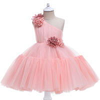 Nouvelle robe de princesse tutu au design unique pour nouveau-né, robe de fête en maille pour bébé fille de 1 an, idéale pour les cérémonies et les anniversaires.