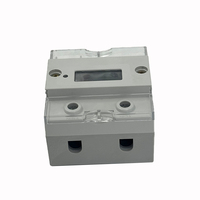 QUANSHENG compteur d'énergie numérique monophasé multifonction Rail Din boîtier de compteur d'énergie électrique intelligent fabriqué en plastique ABS Durable