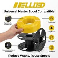 Recharge de filament d'impression 3D HELLO3D PLA 1,75 mm 2,85 mm 3,0 mm, écologique et biodégradable, 200C, Masterspool, usine source