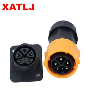 Xatlj m25 xlr 50a עצמית ip67 עמיד למים מחברים & תקעים לשימוש בתעופה fPC/pcb/pcb - Product Image 3