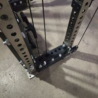 Entrenador de doble función comercial-Máquina de cable de fila baja y extraíble Lat con pilas de peso seleccionadas para entrenamientos de cuerpo completo