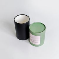 Cylindre en papier rigide avec couvercle métallique, directement de l'usine, pour l'emballage d'extraits végétaux et de suppléments de collagène