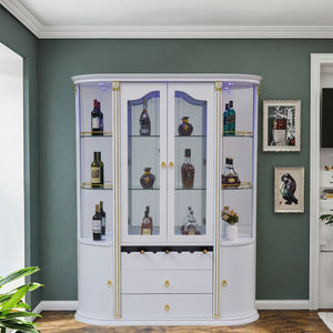 בית יוקרה מודרני ארון ארון בר יין יוקרה פופולרי בארון יין בר יוקרה פופולרי עם תכונה extendable עבור תצוגת ריהוט הבית - Product Image 4