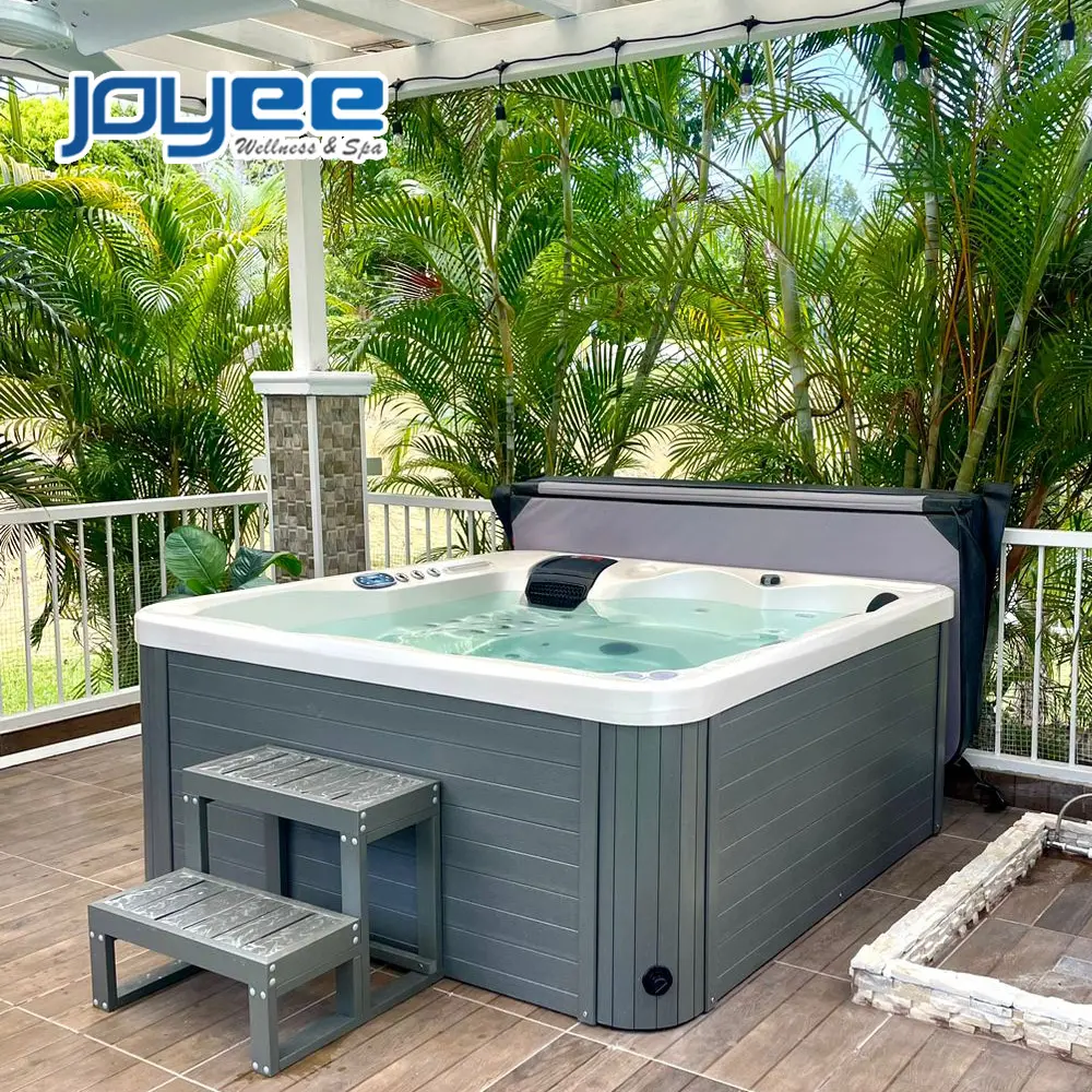 Joyee 6 Persoon Familie Goedkope Prijzen Acryl Hot Spring Bad Ons Balboa Systeem Hydro Bad Spa Bad Bad Massage Outdoor whirlpool