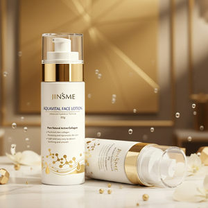 Private Label Anti-Wrinkle Moisturizing Smoothing Nourishing Water-<b>locking</b> Facial Lotion 80g Collagen Allantoin Serine Amino - Product Image 1
