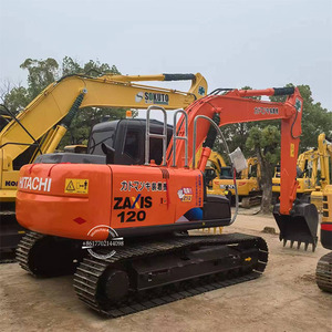 รถขุดฮิตาชิ ZX120-6 มือสอง สภาพดี ขนาด 12 ตัน รุ่น Ex120 รถขุดขนาดกลางแบบตีนตะขาบ zx200 ex200 อุปกรณ์ไฮดรอลิก - Product Image 1