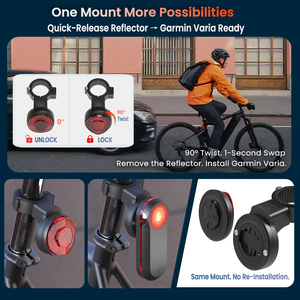 <b>Bicycle</b> Bike Bell Rear <b>Light</b> Bike Mount Finder Find My Anti-lost Device Tracker for Global Locator - Product Image 3