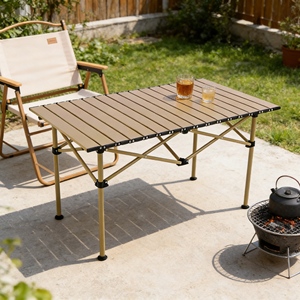 Hot Wholesale Portable <strong>Table</strong> Multifunctional Folding <strong>Table</strong> <strong>Legs</strong> Foldable <strong>Table</strong> and Chair Set Reliable for Camping Trips - Product Image 2