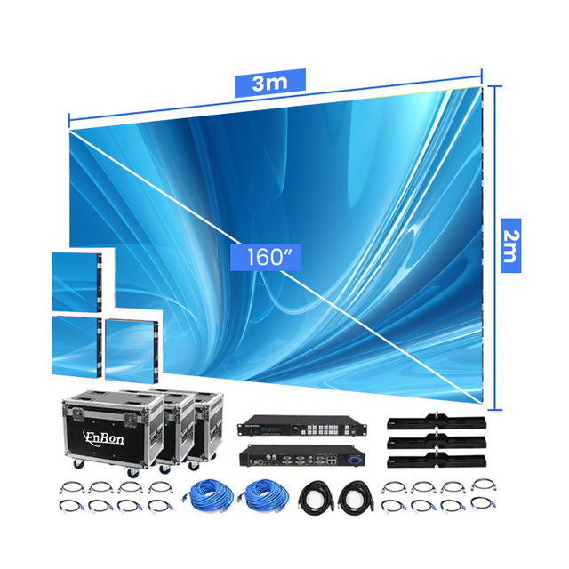Outdoor LED Screen Display Waterproof P2.6 P2.9 P3.91 LED Video Wall Complete System Background LED Panels for Concert