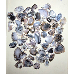Opale dendritique de haute qualité – Cabochon poli, pierre précieuse en vrac, prix de gros - Product Image 3