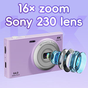 Portable 16X Optical Zoom CCD DSLR <b>Camera</b> with 2.8" IPS HD Display 4K Video <b>SD</b> <b>Card</b> Support Wifi - Product Image 2