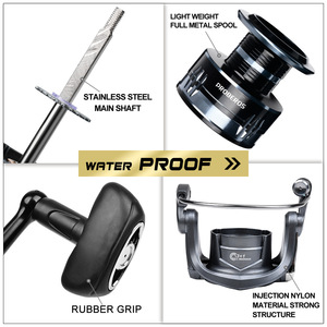 WEI 3 + 1BB: 1 بكرات صيد محامل في المياه المالحة خط شطبة صب كأس صب أبعد مقبض بكرة الغزل - Product Image 6